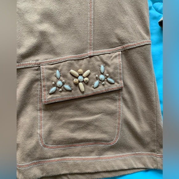 VINTAGE 80s Embellished zip up jacket size MP. - Picture 6 of 7